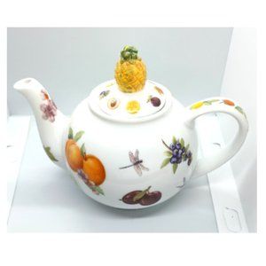 Cardew Design Welcome "Hospital-i-Tea" Teapot 2 cup, 18oz Pineapple Lid